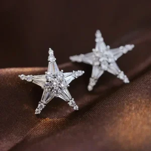 Korean Silver Stud Earrings